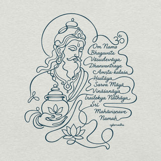 Dhanvantari Mantra Unisex t-shirt