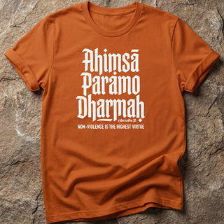 Ahimsa Dark Unisex t-shirt