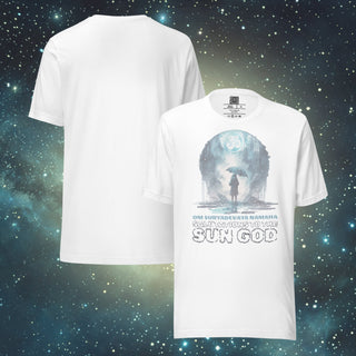 Sun God white Unisex t-shirt