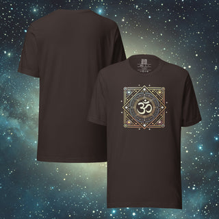 OM brown Unisex t-shirt