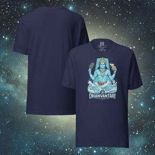 Dhanvantari navy Unisex t-shirt