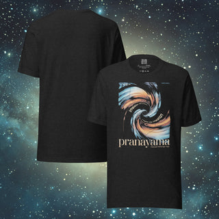 Pranayama black heather Unisex t-shirt