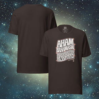 Aham Brahmasmi brown Unisex t-shirt