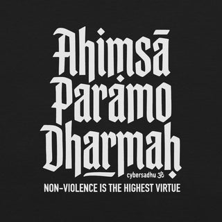 Ahimsa Dark Unisex t-shirt