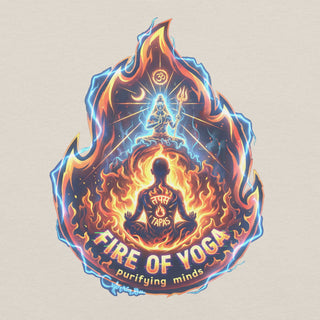 Fire of Yoga Unisex t-shirt