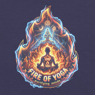 Fire of Yoga Unisex t-shirt