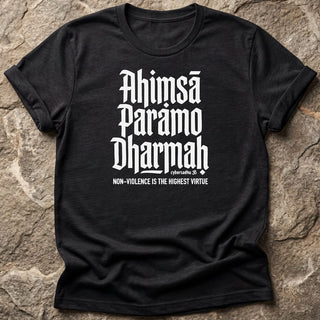 Ahimsa Dark Unisex t-shirt