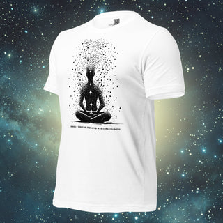 Samadhi Dissolve the Mind white Unisex t-shirt