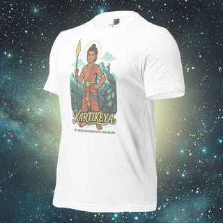 Kartikeya white Unisex t-shirt