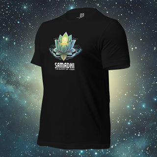 Samadhi Summit of Yoga black Unisex t-shirt