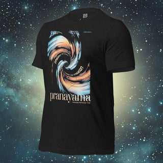 Pranayama black heather Unisex t-shirt