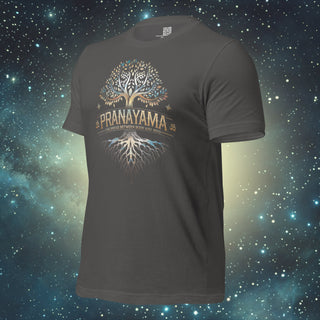 Pranayama Bridge asphalt Unisex t-shirt