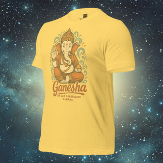 Ganesha yellow Unisex t-shirt