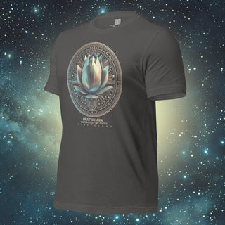 Pratyahara Mastery Over the Senses asphalt Unisex t-shirt