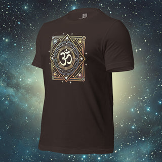 OM brown Unisex t-shirt