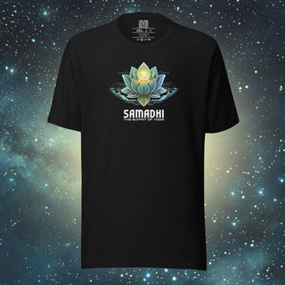 Samadhi Summit of Yoga black Unisex t-shirt