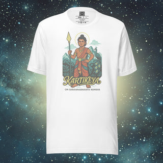 Kartikeya white Unisex t-shirt