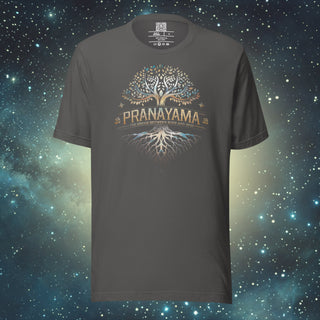 Pranayama Bridge asphalt Unisex t-shirt