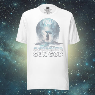 Sun God white Unisex t-shirt