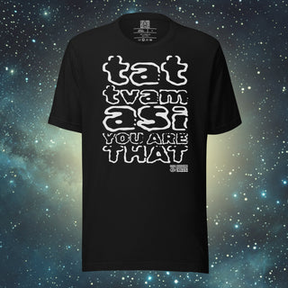 Tat Tvam Asi black Unisex t-shirt