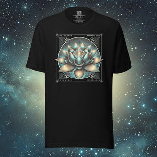Pratyahara Lotus black Unisex t-shirt