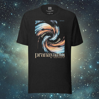Pranayama black heather Unisex t-shirt