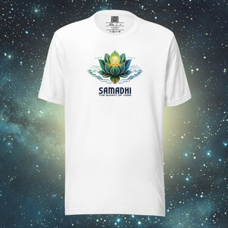Samadhi Summit of Yoga white Unisex t-shirt
