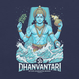 Dhanvantari navy Unisex t-shirt