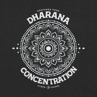 Dharana Concentration black heather Unisex t-shirt