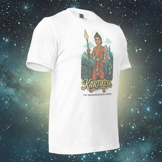 Kartikeya white Unisex t-shirt