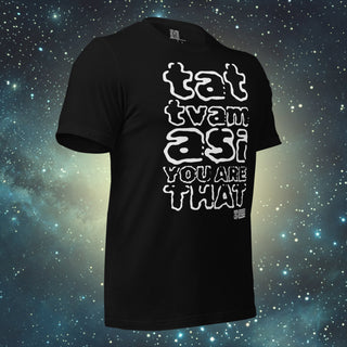 Tat Tvam Asi black Unisex t-shirt