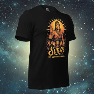 Surya black Unisex t-shirt