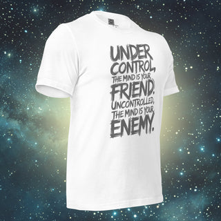 Mind Control white Unisex t-shirt