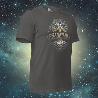 Pranayama Bridge asphalt Unisex t-shirt