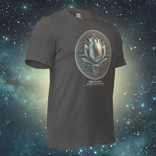 Pratyahara Mastery Over the Senses asphalt Unisex t-shirt